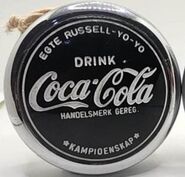 Coke championship, silver-plated with black caps (afrikaans)