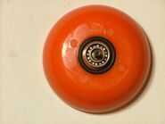 Cleaned bearing place in yo-yo