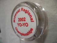 2002 Midwest Regional contest yo-yo. (from Dave Schulte's collection)