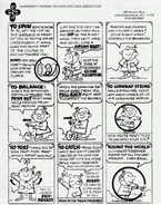 Basic instructional comic for Duncan Jo-Jo toys