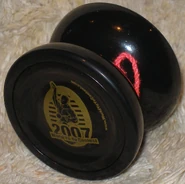 Reverse side showing the 2007 Worlds logo