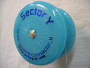 Sector Y edition yo-yo (from Dave Schulte's collection)