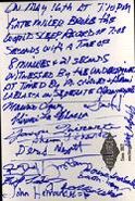 Witness Signature’s for Kate’s World Sleep Record May 16,1999