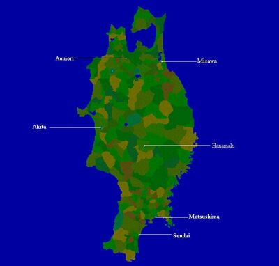 Tohoku-map-names