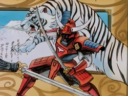 Cellulo D'animation Samurai Troopers - Seiji Dans Message OVA Ep 4, Sunrise 1991