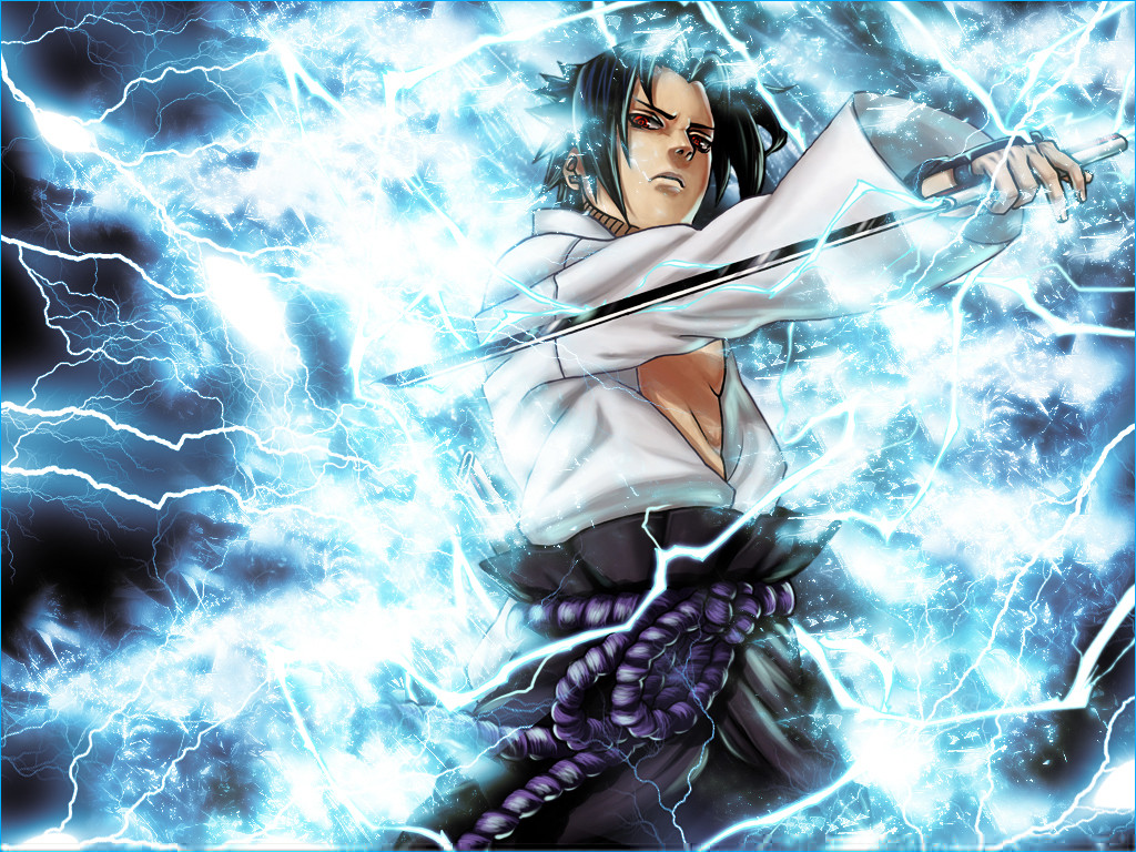 Uchiha Sasuke Naruto: Shippuden chidori wallpaper