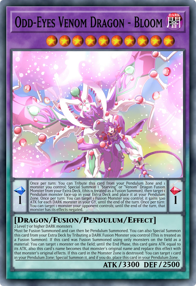 Odd-Eyes Venom Dragon - Bloom | Yu-Gi-Oh! ARC-V Shattered Soul