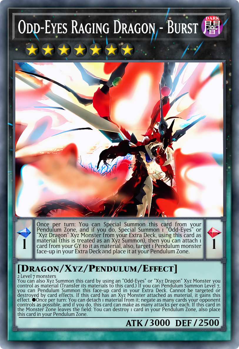 Odd-Eyes Raging Dragon - Burst | Yu-Gi-Oh! ARC-V Shattered Odd-Eyes Raging Dragon - Burst | Yu-Gi-Oh! ARC-V Shattered