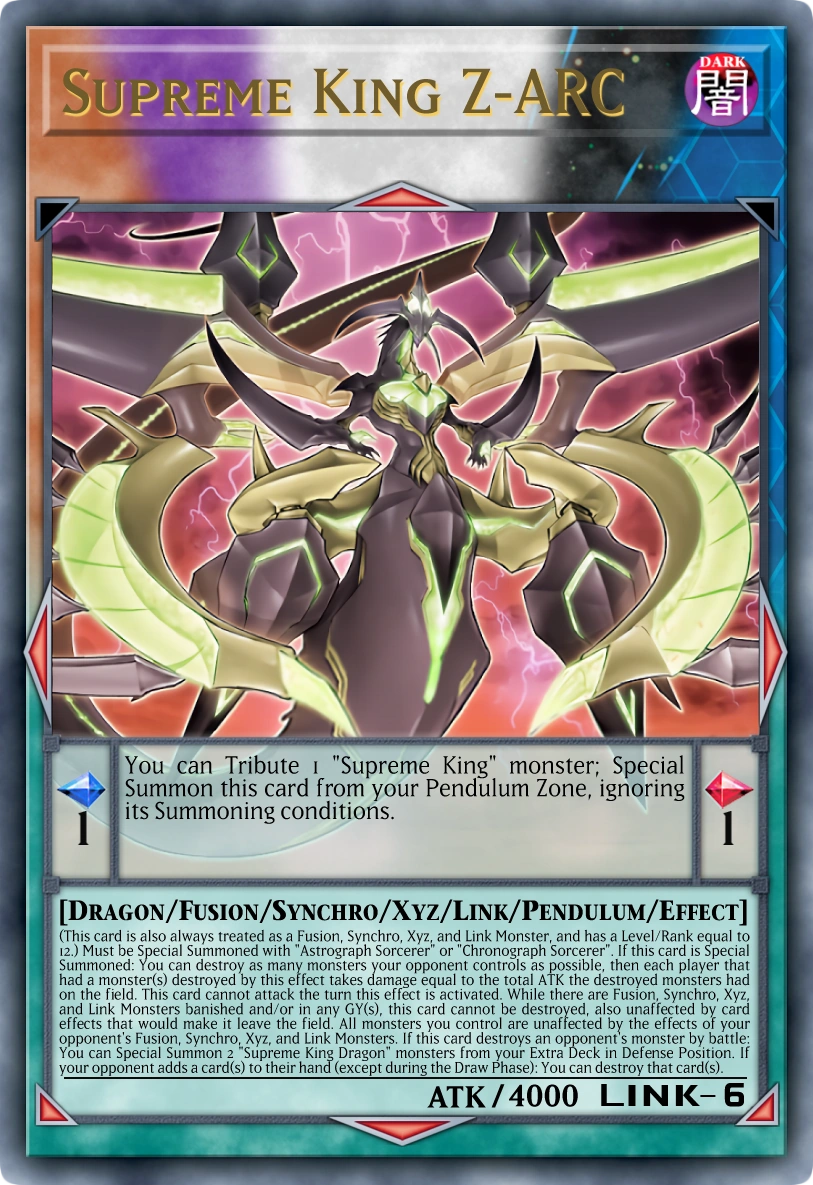 Supreme King Z-ARC (Shattered Soul) | Yu-Gi-Oh! ARC-V