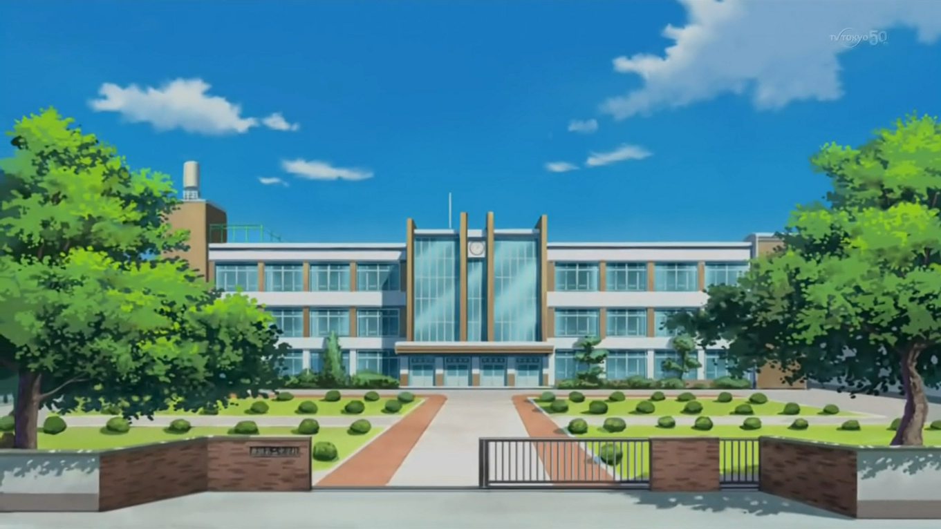 anime school front