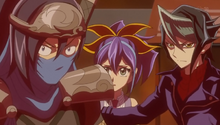 Tsukikage, Serena, and Shun