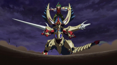 Yuya riding Beast Eyes