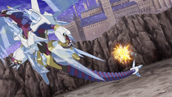 Crystal Wing Synchro Dragon Yu Gi Oh Arc V Wiki Fandom