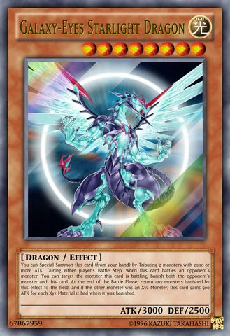 Galaxy-Eyes Starlight Dragon | Yu-Gi-Oh Fanon Wikia | Fandom