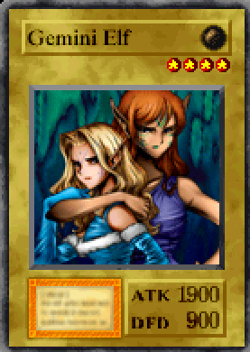 アジア版　ジェミナイ　エルフ　Gemini Elf 1st Edition Yugioh - Gemini Elf - 1st Edition NM - Plus Free Holographic