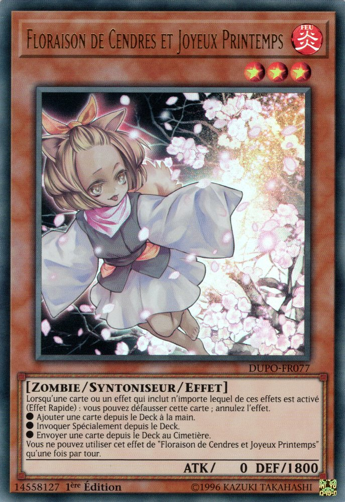 Floraison De Cendres Et Joyeux Printemps Wiki Yu Gi Oh Fandom