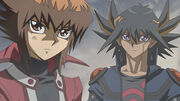 Jaden and Yusei