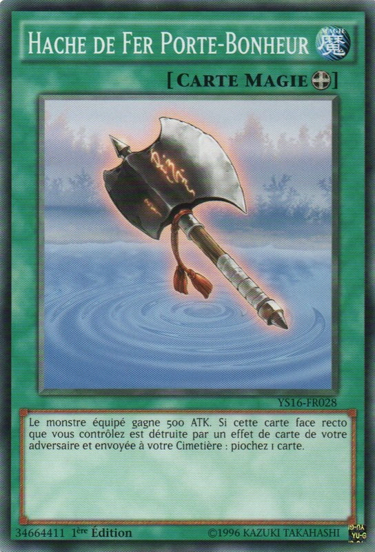 Hache De Fer Porte Bonheur Wiki Yu Gi Oh Fandom