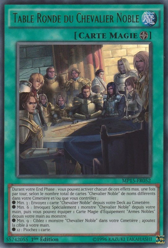 Table Ronde Du Chevalier Noble Wiki Yu Gi Oh Fandom