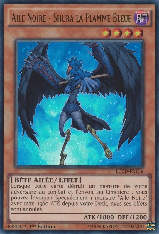 Aile Noire Shura la Flamme Bleue Wiki YuGiOh! Fandom