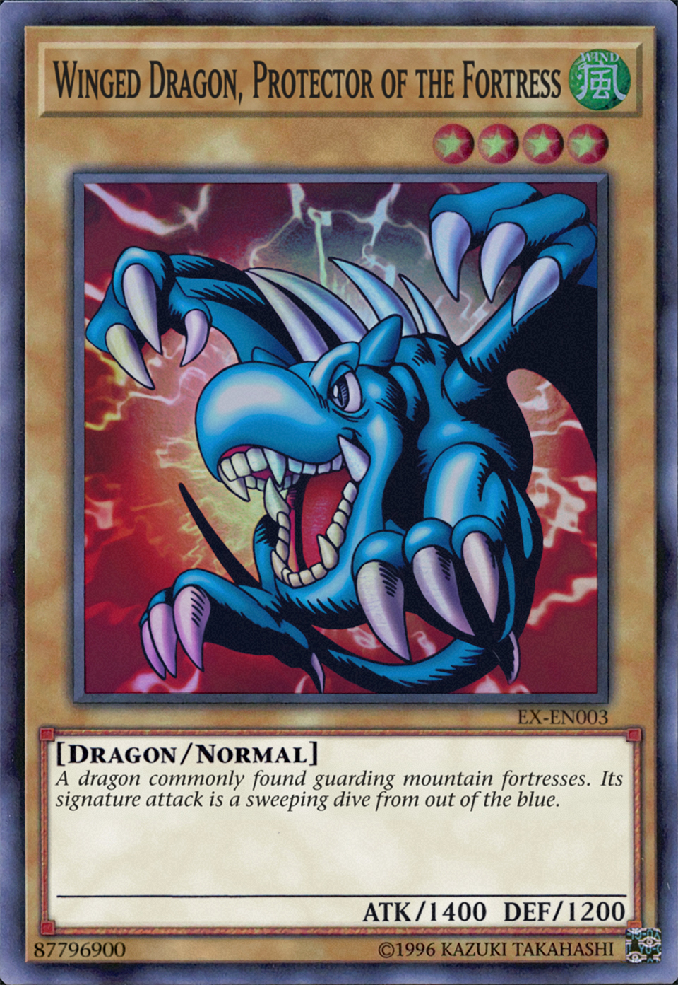 Winged Dragon, Protector of the Fortress | Yu-Gi-Oh! LCG Wiki | Fandom