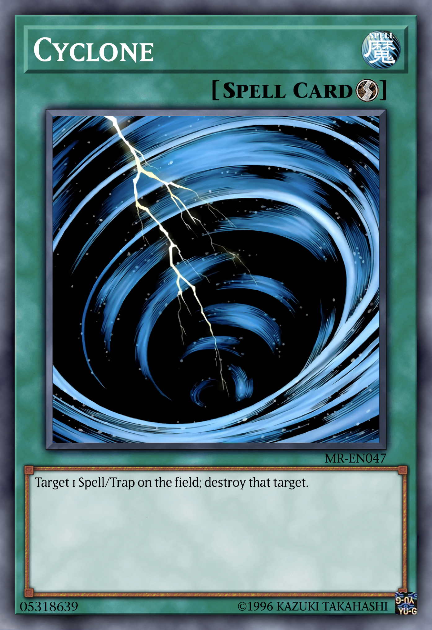 特価 エラー サイクロン ズレ Mystical Space Typhoon Mystical Space Typhoon (V.6 - Collectors Rare)○YUGIOH○RA02