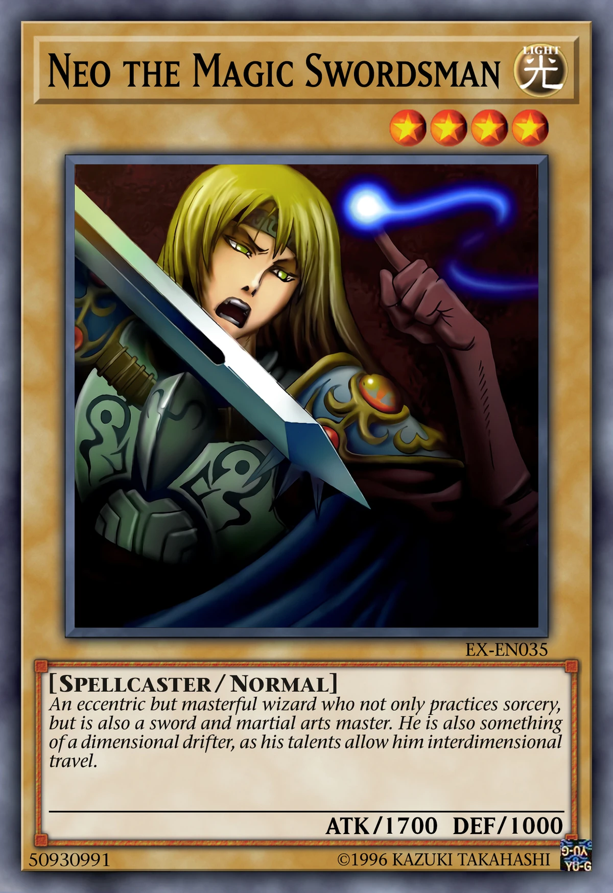 Neo the Magic Swordsman | Yu-Gi-Oh! LCG Wiki | Fandom
