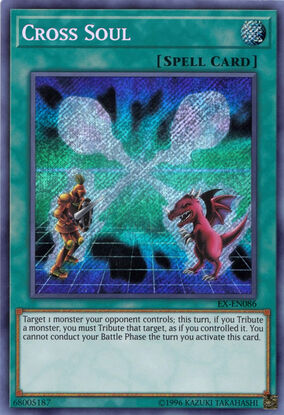 遊戯王　クロス・ソウル　シークレット　PSA10 状態A-〕マジックカードクロスソウル【シークレット】{25PP