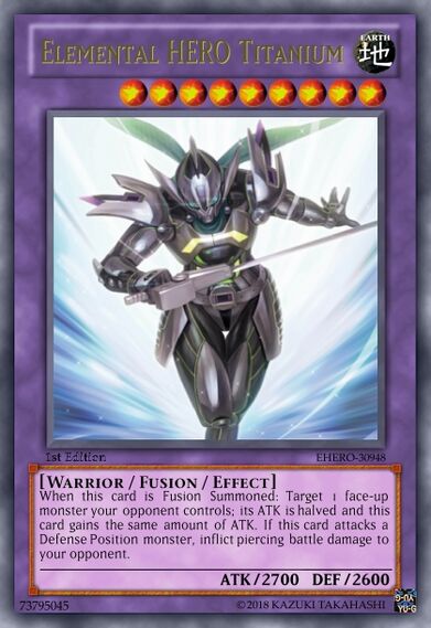Elemental HERO Titanium, Yu-Gi-Oh Revolution Fanon Wiki