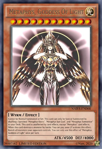 Metaphys, Goddess of Light | Yu-Gi-Oh Revolution Fanon Wiki | Fandom