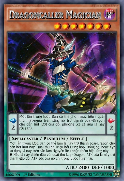 Dragoncaller Magician | Wikia Yu-Gi-Oh! Bài Tiếng Việt | Fandom