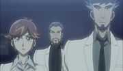 Ep028 Baira, Faust and Kogami looking