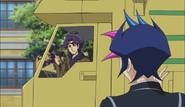 Shoichi gave Yusaku the "Decode Talker" card.