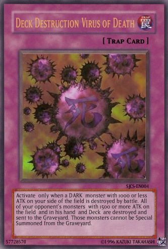 センスのいい お歳暮 Deck Destruction Fandom | Wiki X13 Yu-Gi-Oh! | Death of Virus シングルカード
