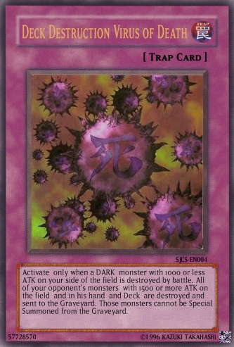 Deck Destruction Virus of Death | Yu-Gi-Oh! X13 Wiki | Fandom