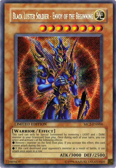 Yugioh Black Luster Soldier Ultra Rare 1st Edition MINT