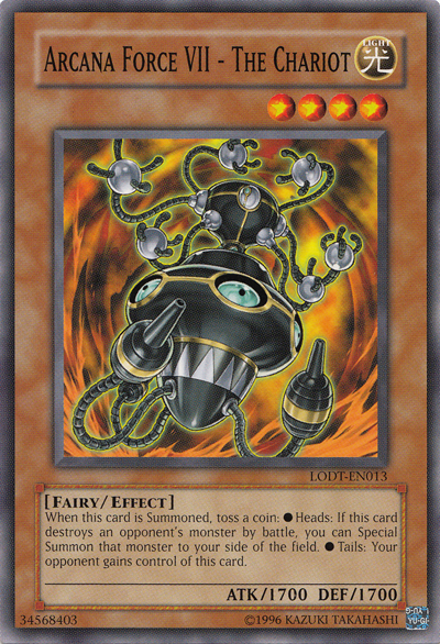 Arcana Force Vii The Chariot Yu Gi Oh Wiki Fandom