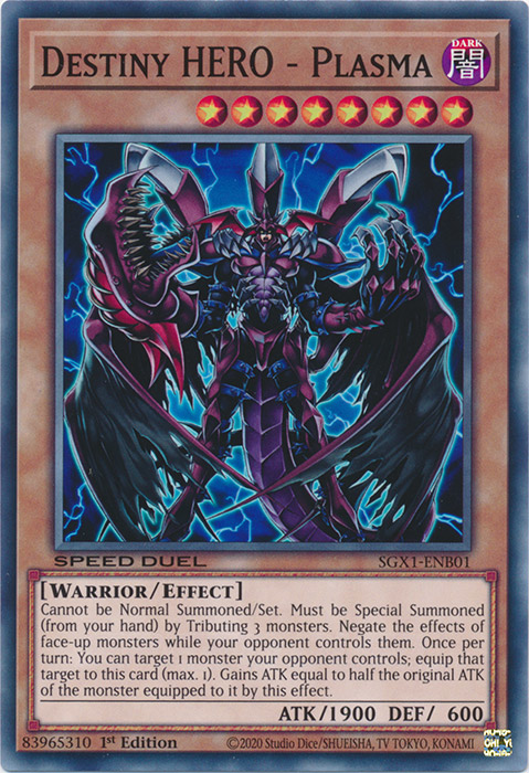 Destiny HERO - Plasma | Yu-Gi-Oh! Wiki | Fandom