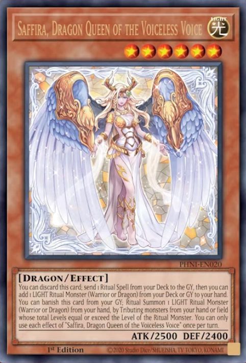Saffira, Dragon Queen of the Voiceless Voice | Yu-Gi-Oh! Wiki | Fandom