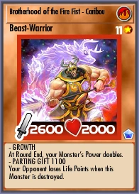 Brotherhood of the Fire Fist - Caribou (BAM) | Yu-Gi-Oh! Wiki | Fandom