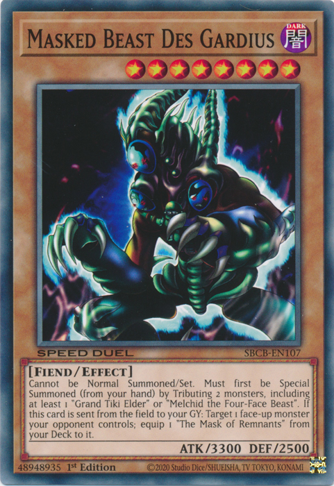 遊戯王THE MASKED BEAST ULTIMATE RARE Yugioh The Masked Beast SM-00 Ultimate Rare Japanese Yu-Gi