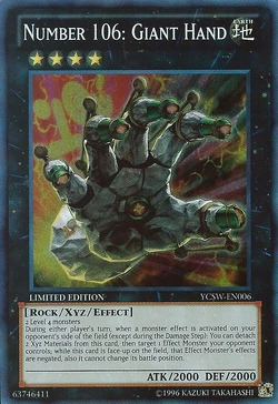 Card Gallery:Number 106: Giant Hand | Yu-Gi-Oh! Wiki | Fandom