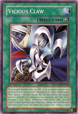 Card Gallery:Vicious Claw | Yu-Gi-Oh! Wiki | Fandom