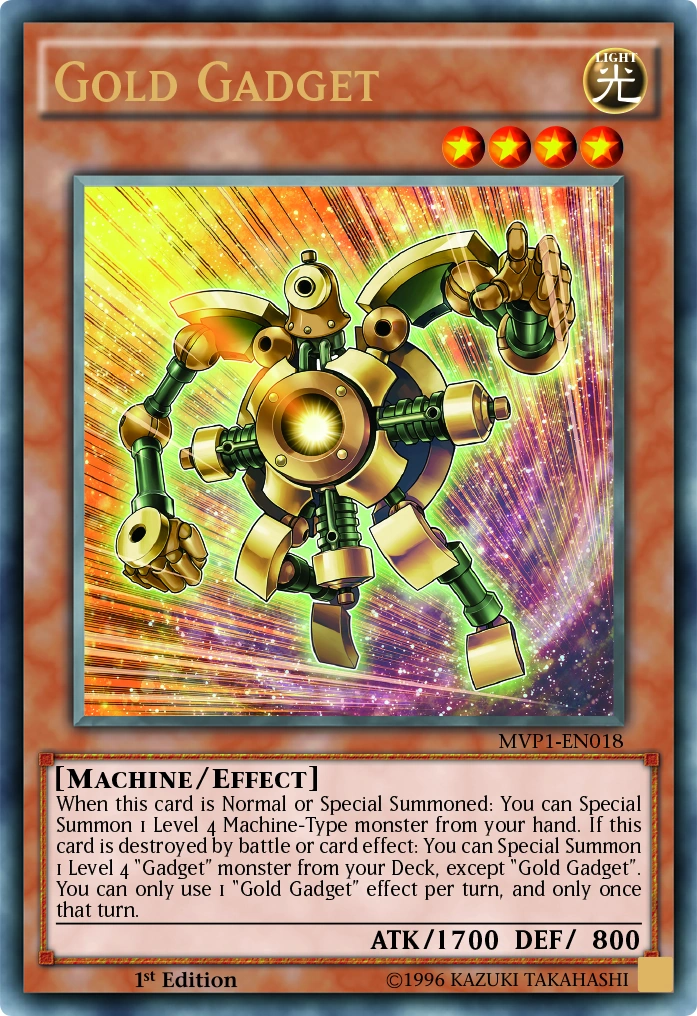 Card GalleryGold Gadget YuGiOh! Wiki Fandom