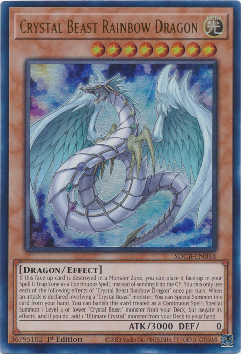 Crystal Beast Rainbow Dragon Yu Gi Oh Wiki Fandom