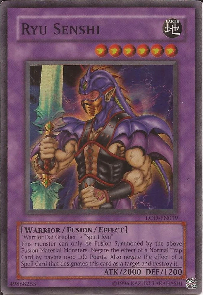 Card Errata:Ryu Senshi | Yu-Gi-Oh! Wiki | Fandom