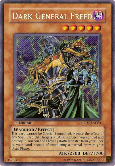 Card Errata:Dark General Freed | Yu-Gi-Oh! Wiki | Fandom Card Errata:Dark General Freed | Yu-Gi-Oh! Wiki | Fandom