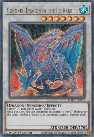 Gungnir, Dragon of the Ice Barrier | Yu-Gi-Oh! Wiki | Fandom Gungnir, Dragon of the Ice Barrier | Yu-Gi-Oh! Wiki | Fandom