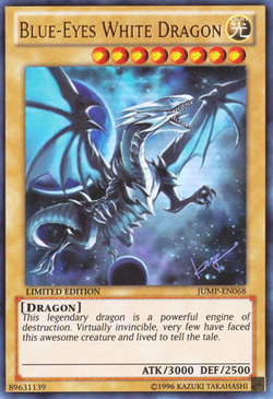 three headed blue eyes white dragon