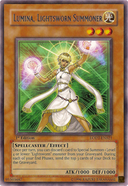 Card Gallery:Lumina, Lightsworn Summoner | Yu-Gi-Oh! Wiki